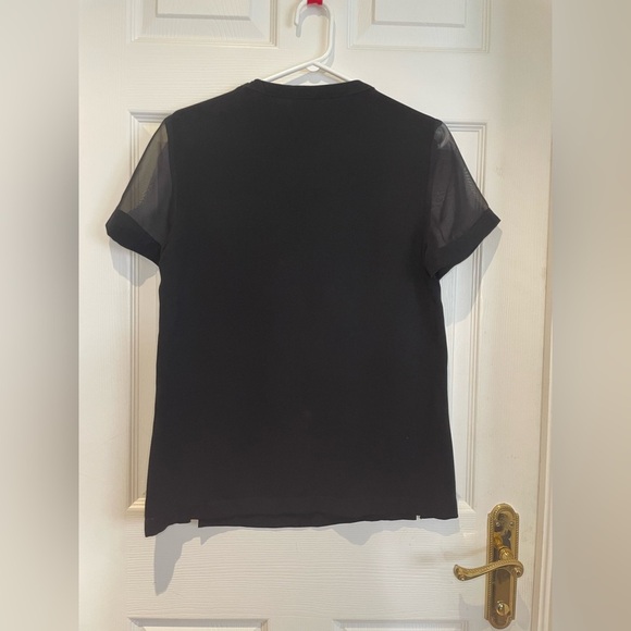 CALVIN KLEIN faux leather tshirt - Picture 6 of 6